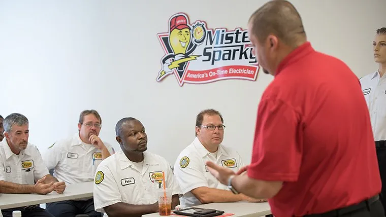 Slide of Mister Sparky