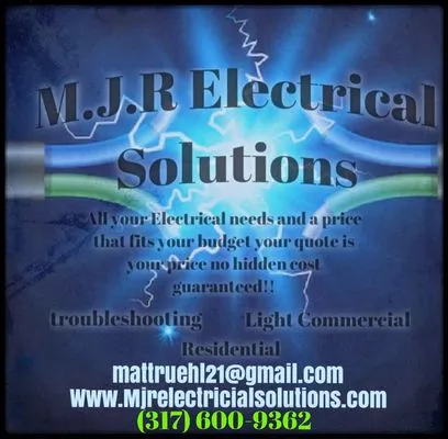 MJR Electrical Solutions Logo