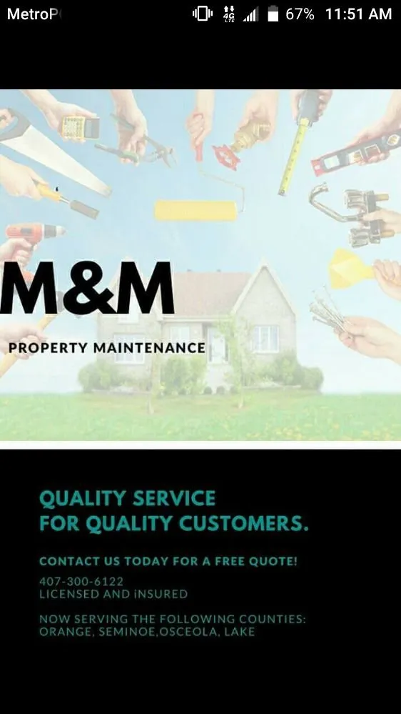 Slide of M&M Property Maintenance & Remodel