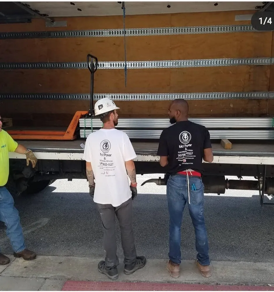 Slide of Mo Power & Electrical Connections