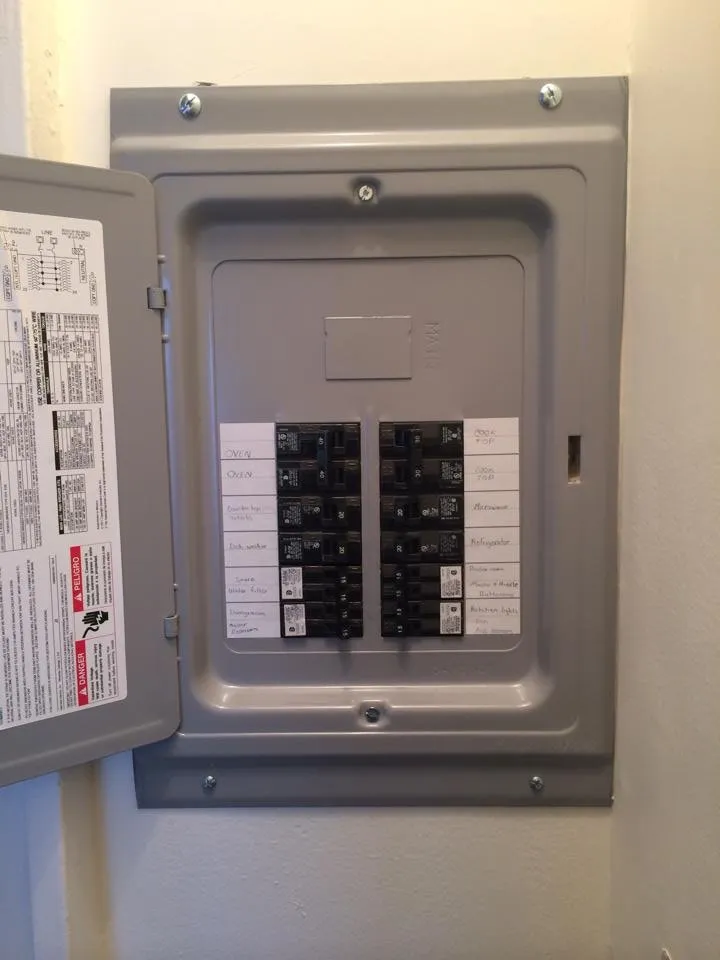 Slide of Mockingbrid Electrician Service