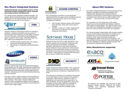Moore Rex Electric Logo