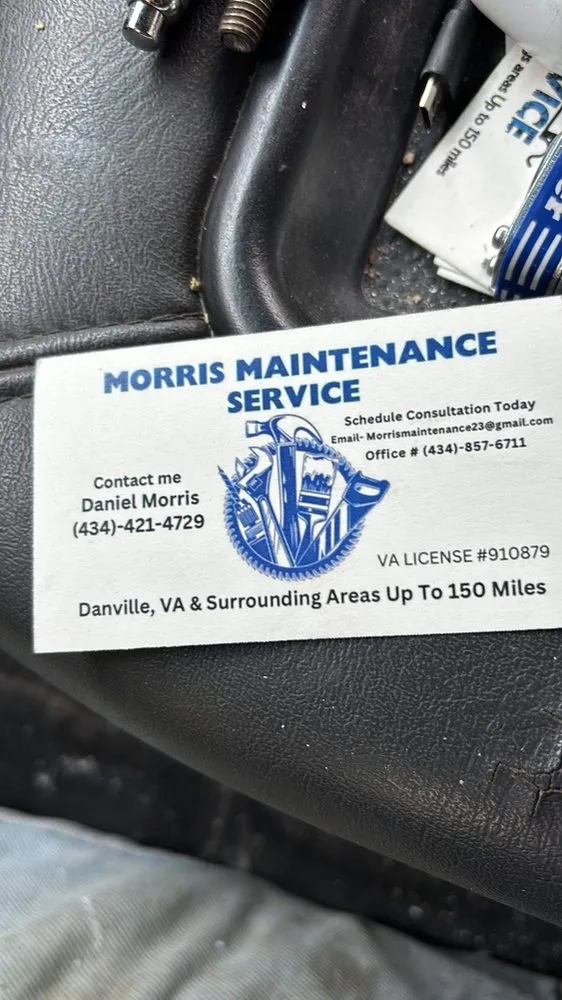 Slide of Morris Maintenance Service