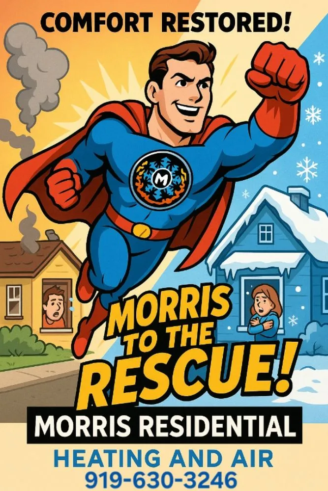 Emergency panel upgrade in Fuquay-Varina, NC by Morris Residential Heating and Air