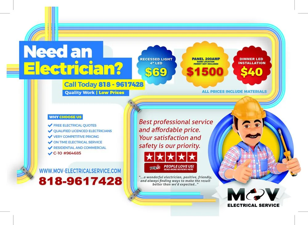 Expert circuit breaker repair service in Tarzana, CA - MOV Electrical Services