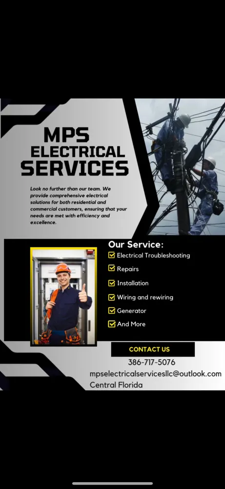 Slide of MPS Electrical Services
