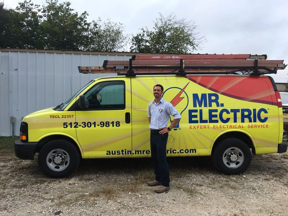 Slide of Mr. Electric of Austin