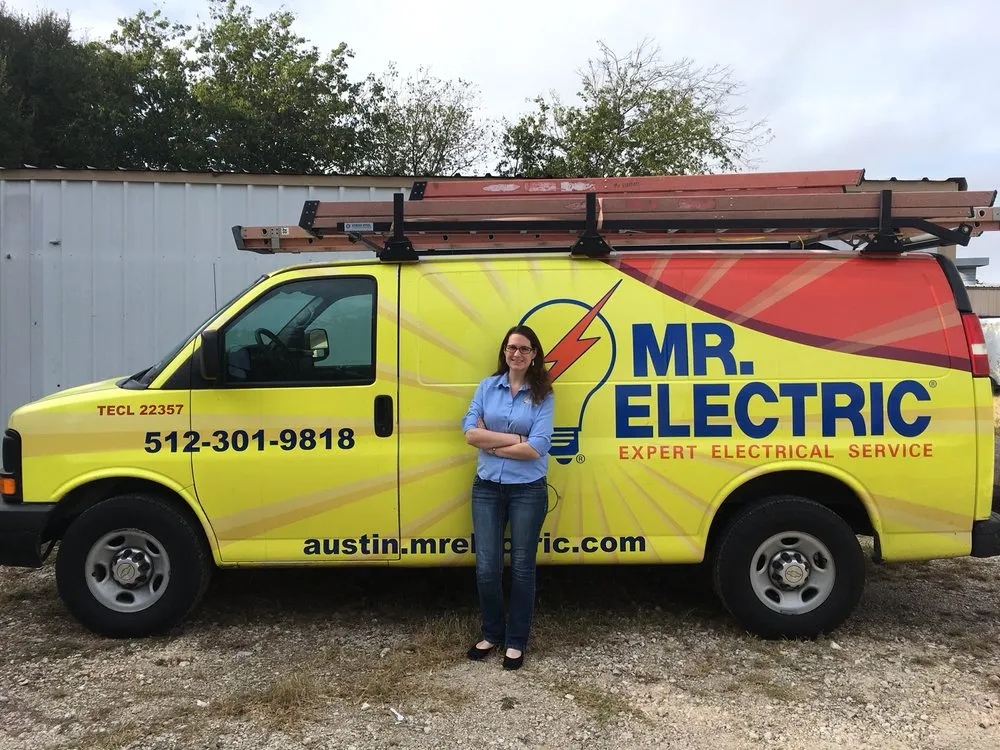 Slide of Mr. Electric of Austin