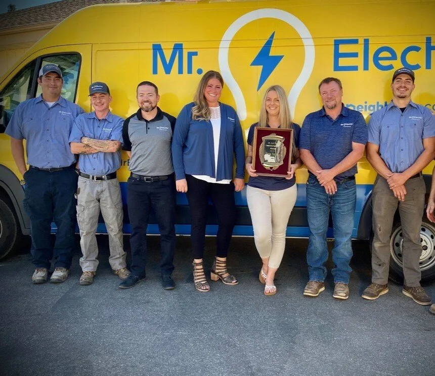 Slide of Mr. Electric of Coeur d'Alene