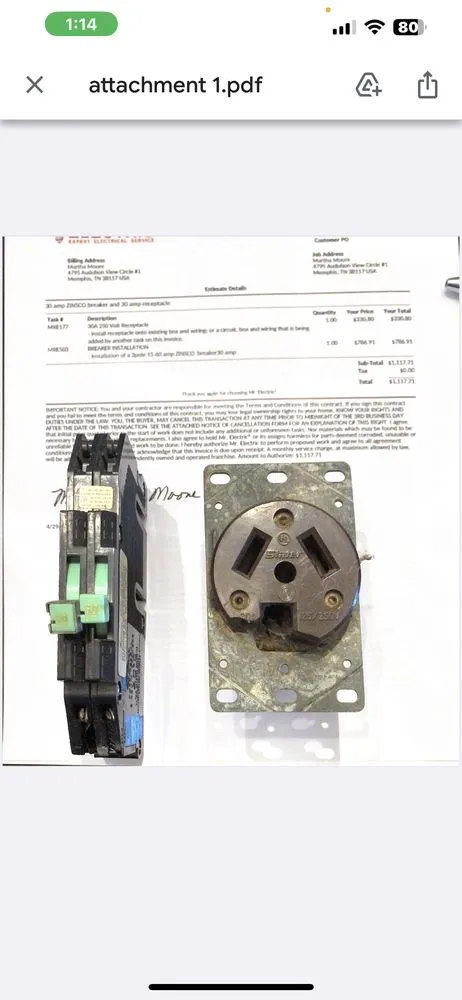 Expert emergency electrical service service in ,  - Mr. Electric of Eastern Memphis