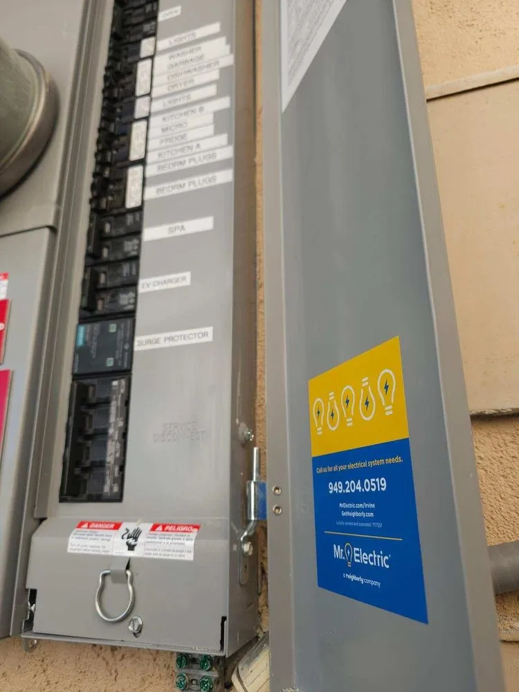 Slide of Mr. Electric of Irvine