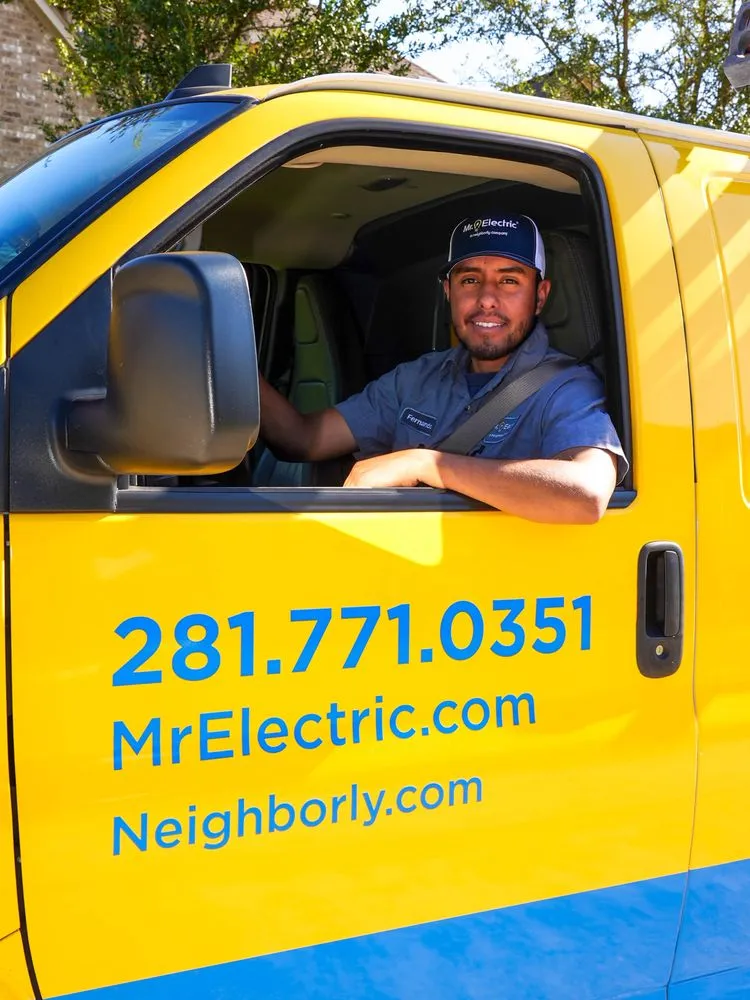 Slide of Mr. Electric of Katy