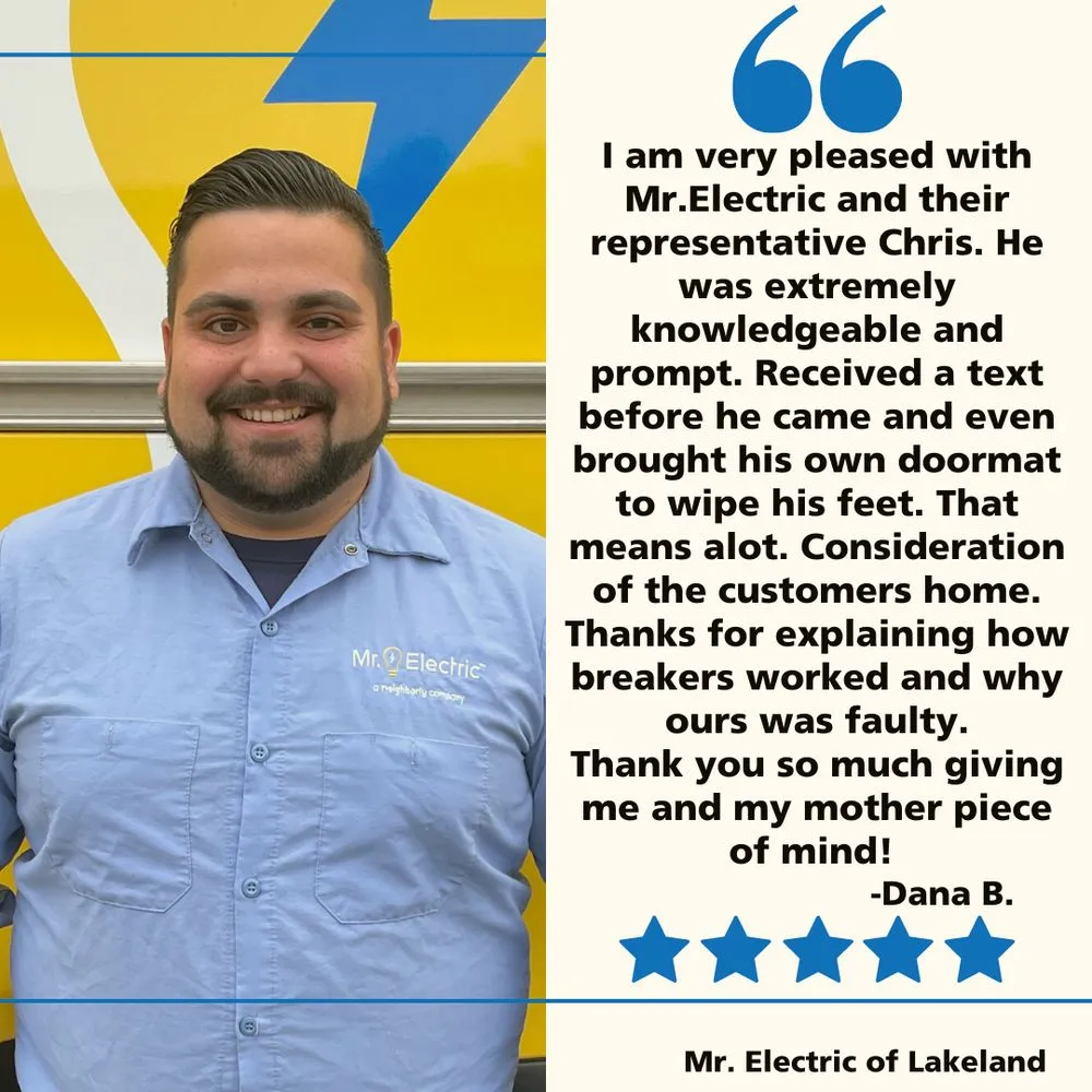 Expert outlet and switch repair service in ,  - Mr Electric of Lakeland