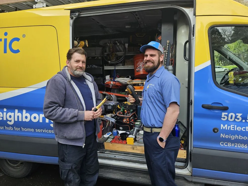 Slide of Mr Electric of McMinnville