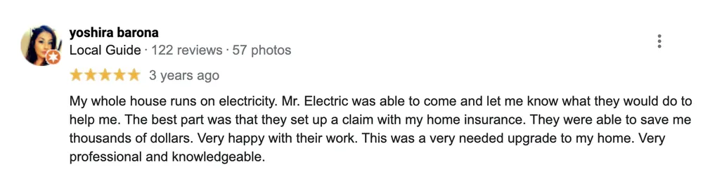 Slide of Mr. Electric of New Braunfels