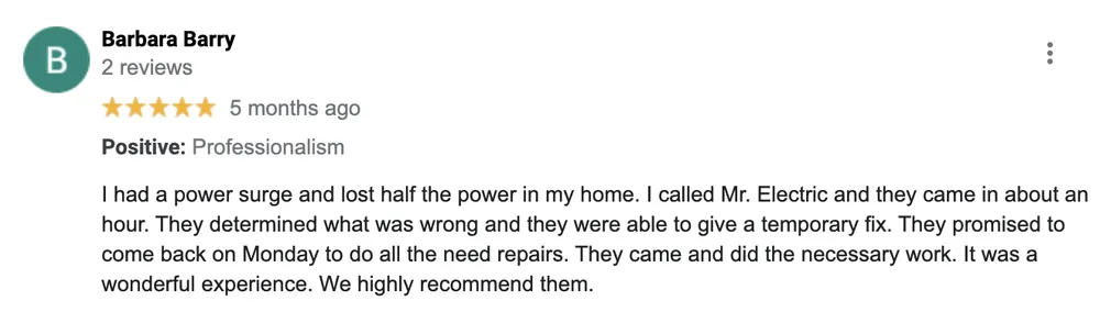 Slide of Mr. Electric of New Braunfels