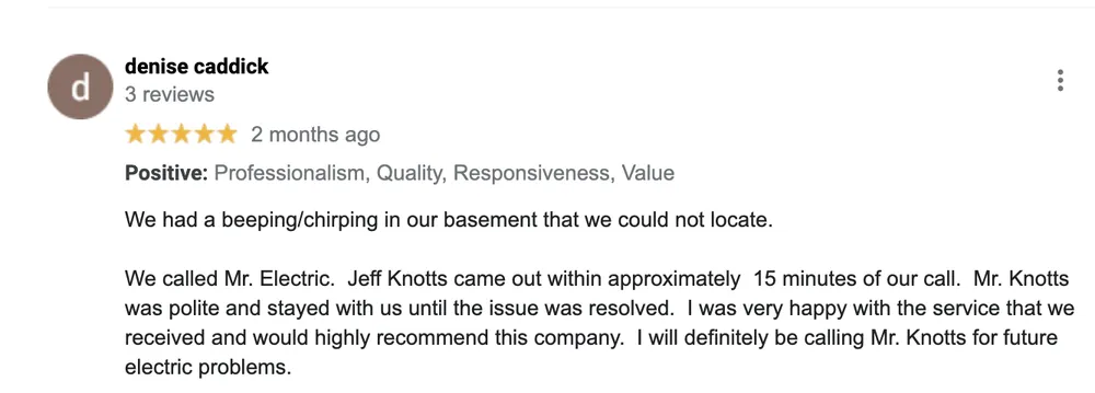 Certified electrician providing electrical repair in , 