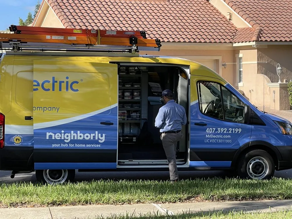 Slide of Mr. Electric of Orlando