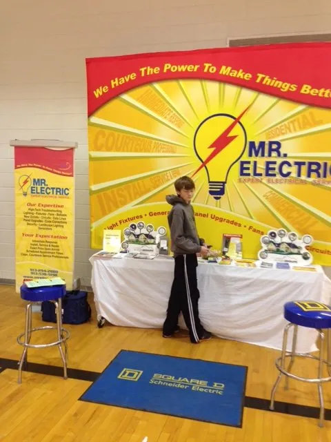 Slide of Mr. Electric of Paola