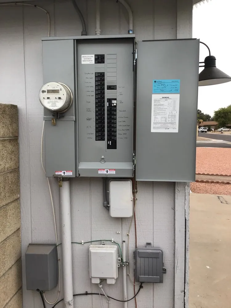 Slide of Mr. Electric of Phoenix Metro