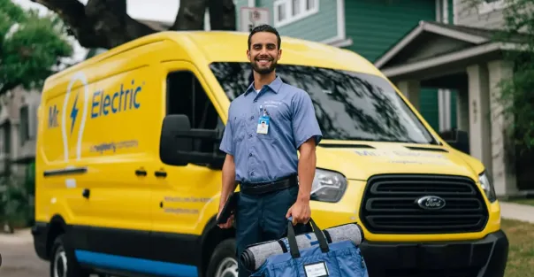 Slide of Mr. Electric of West Raleigh