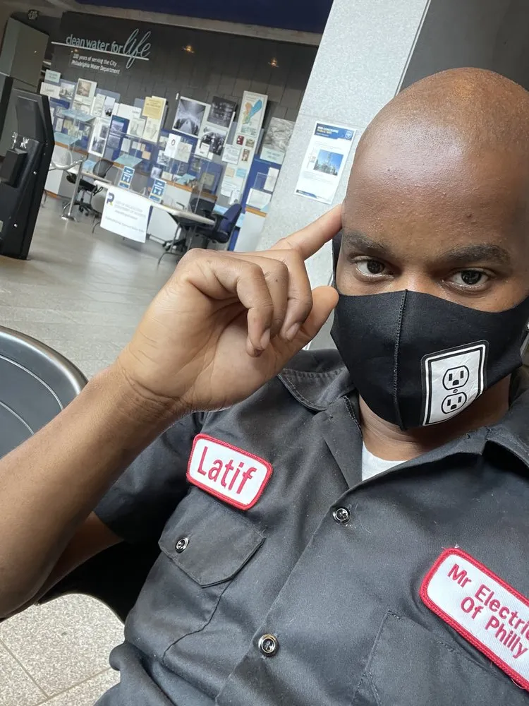 Slide of Mr. Electrician of Philadelphia