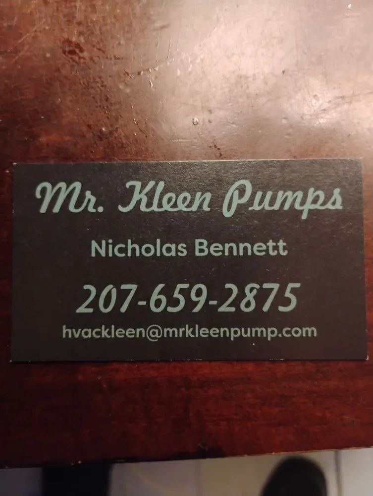 Slide of Mr Kleen Pump