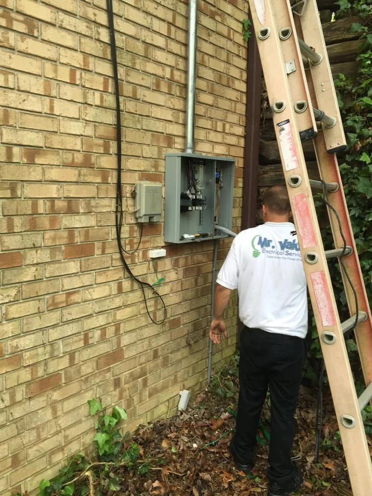 Slide of Mr. Value Electricians