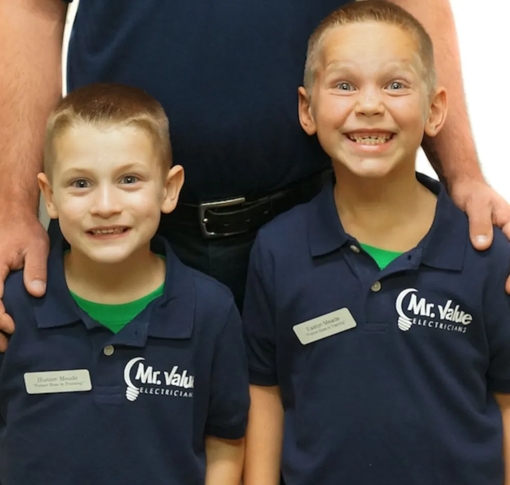 Slide of Mr. Value Electricians