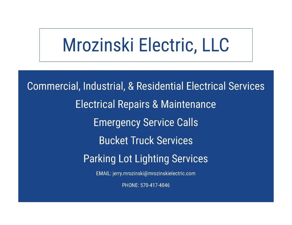 Reliable emergency electrical service in ,  by Mrozinski Electric