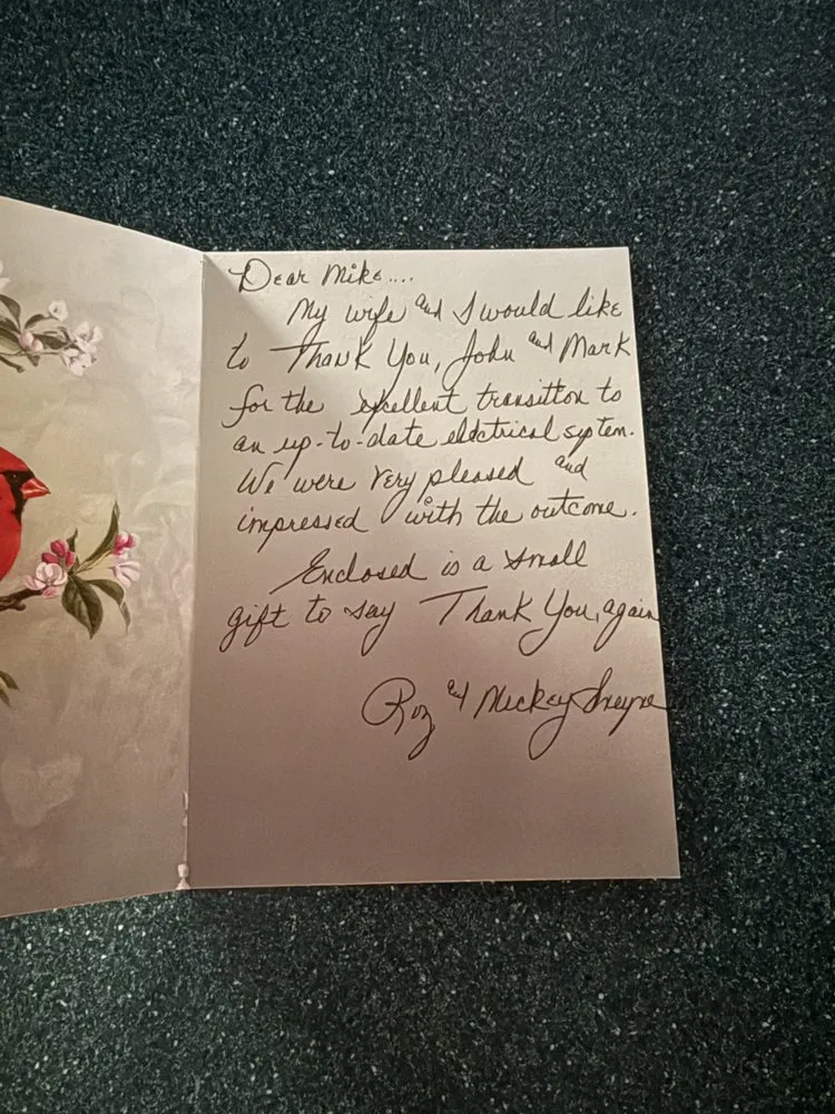 Emergency lighting installation in ,  by MSF Electrical Heating & Cooling Specialist