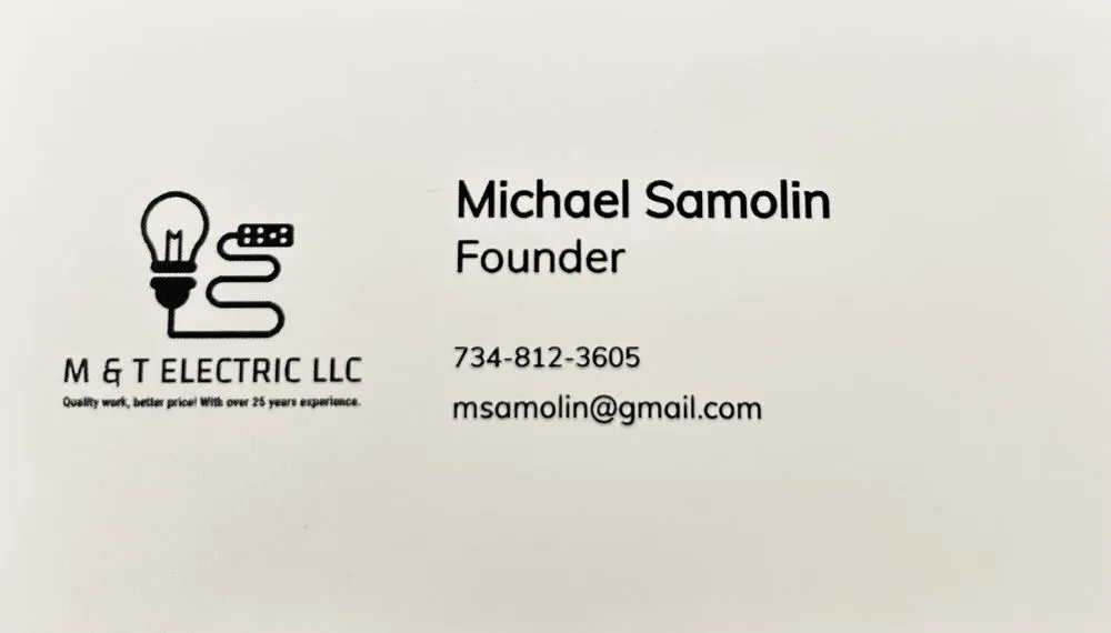 Slide of M&T Electrical