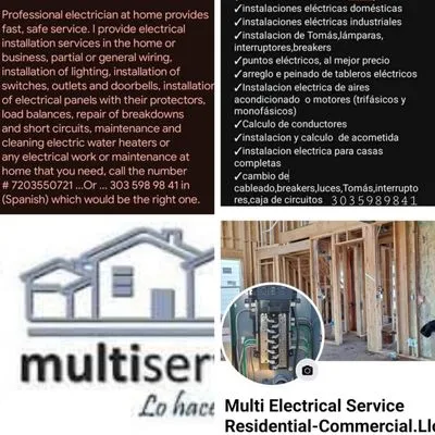 Multi Services Electric Logo