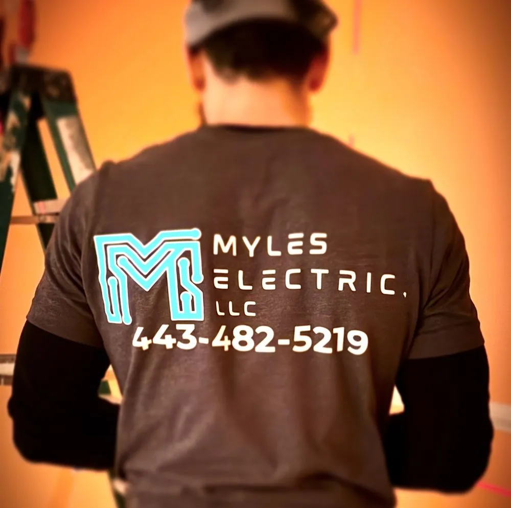 Expert electrician providing lighting installation in Harwood, MD - Myles Electric