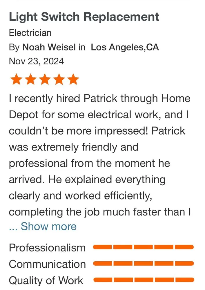 Slide of N M Electric