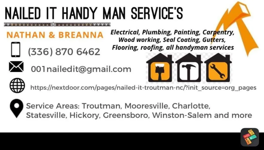 Slide of Nailed It Handyman Service