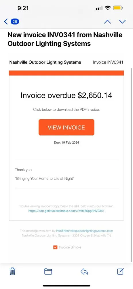 Slide of Nashville Outdoor Lighting Systems