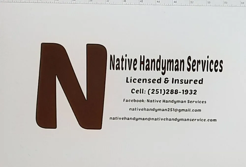 Slide of Native Handyman Services