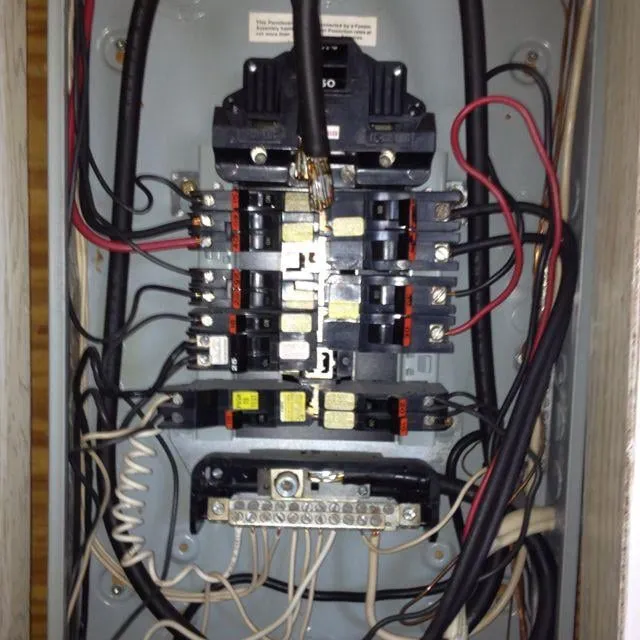 Emergency electrical service for homes in emergency electrical service, by