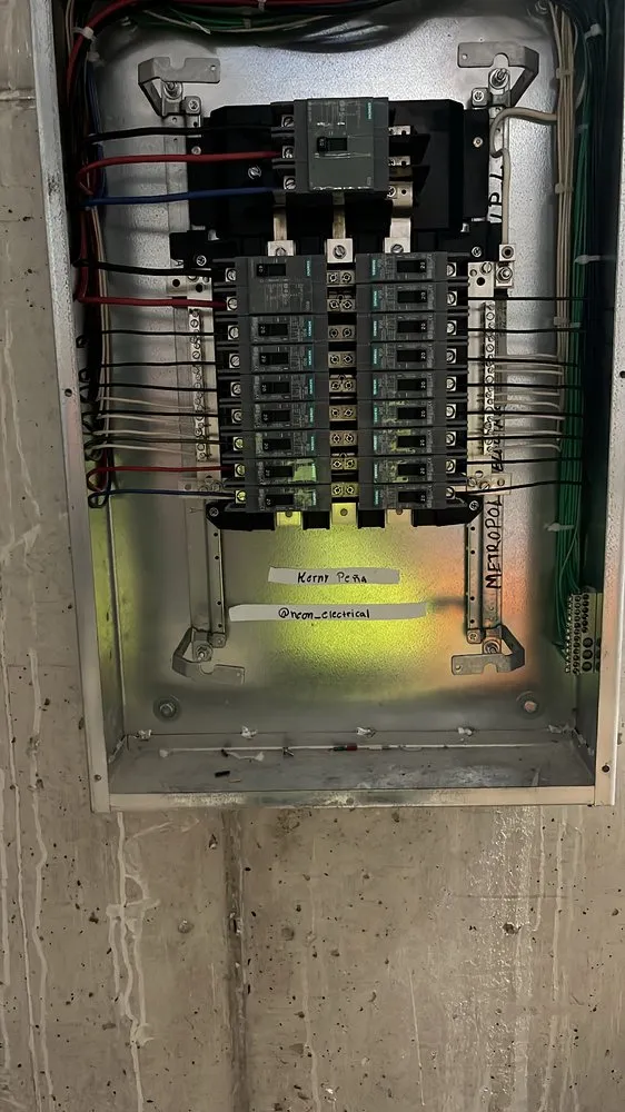 Slide of Neon Electrical