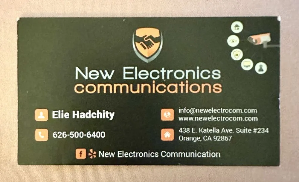Slide of New Electronics Communication