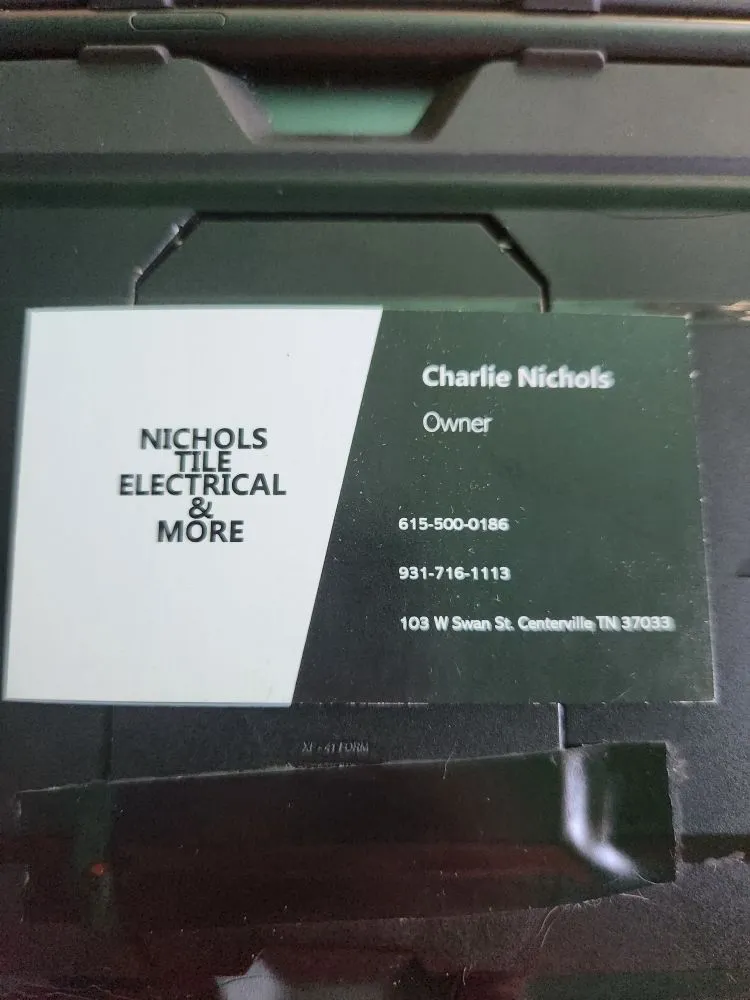 Slide of Nichols Tile Electrical & More