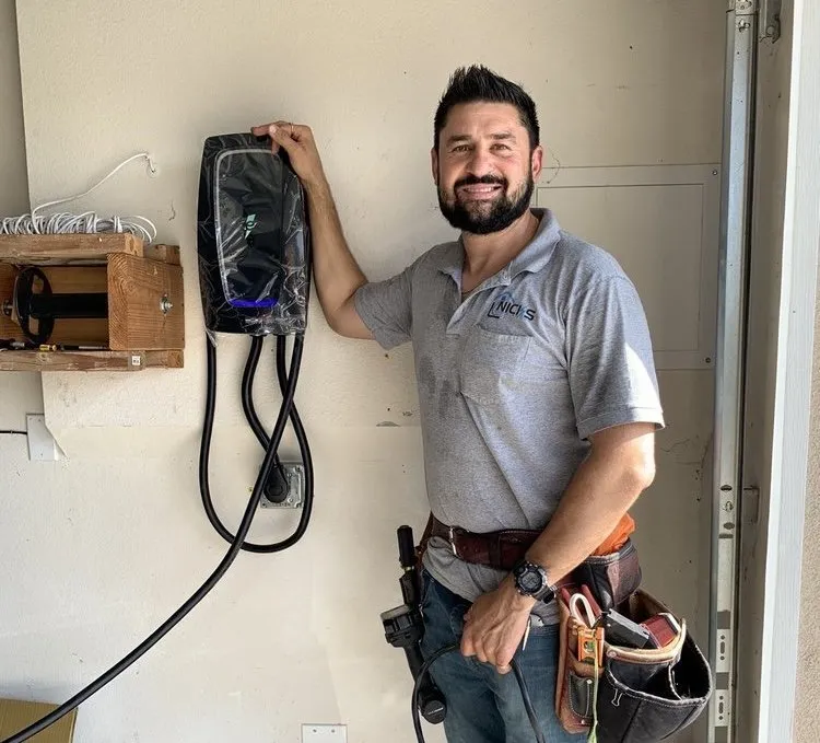 Slide of Nick's Electric