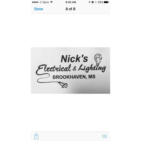 Slide of Nick's Electrical
