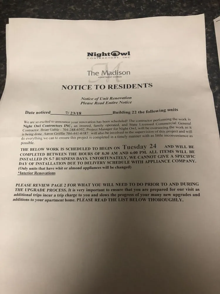 Slide of Night Owl Contractors