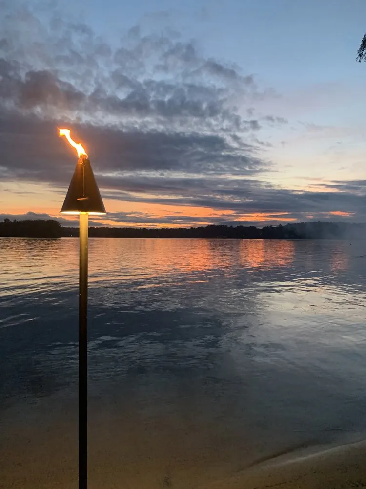 Slide of Night View Landscape Lighting