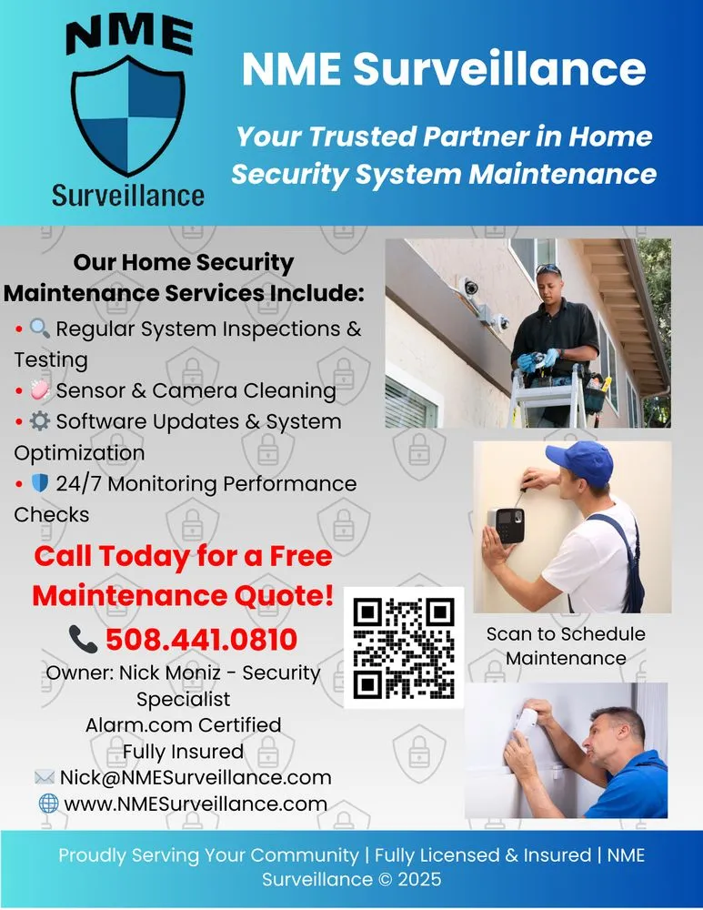 Professional outlet and switch repair in North Dartmouth, MA by NME Surveillance