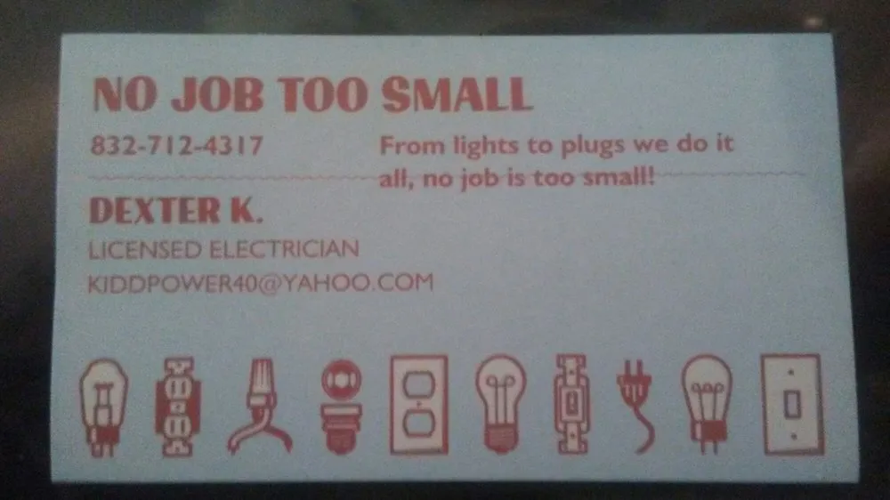 Slide of No Job Too Small