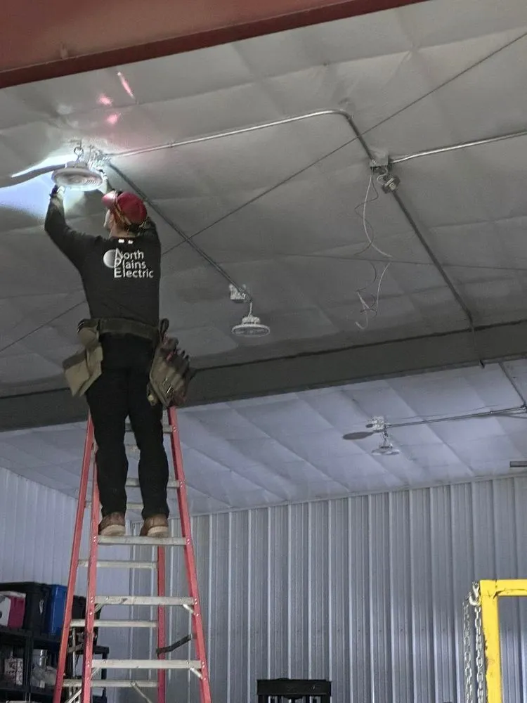 Slide of North Plains Electric