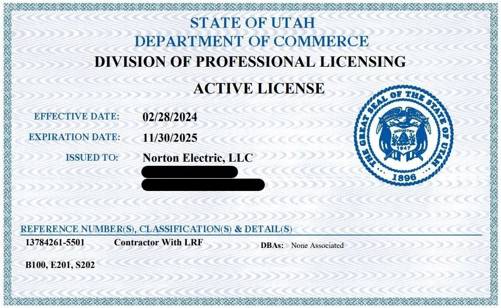 Slide of Norton Electric